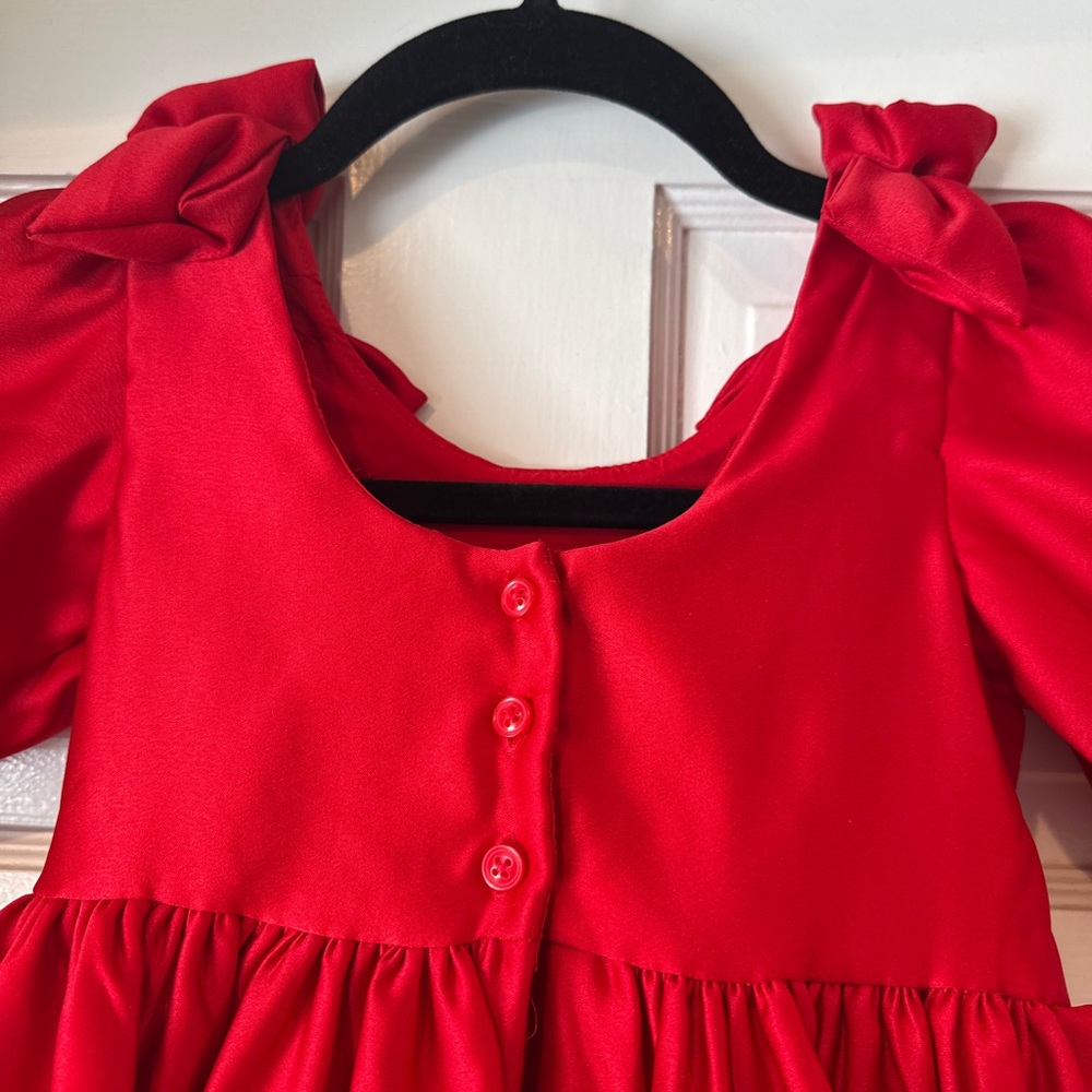 Janie and Jack Vibrant Red Dress - Picture 5 of 6